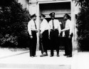 "Hayti Police Officers Outside of the Durham County Courthouse"