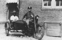 Police Officer on Motorcycle with Sidecar